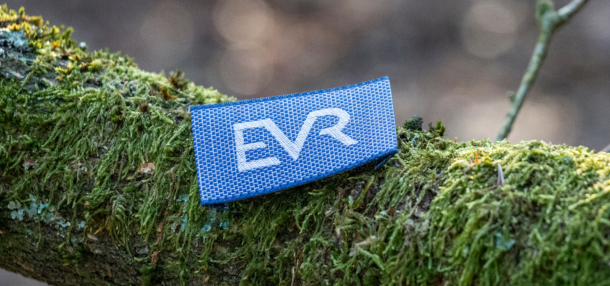 Evrwilde linen viscose woven label